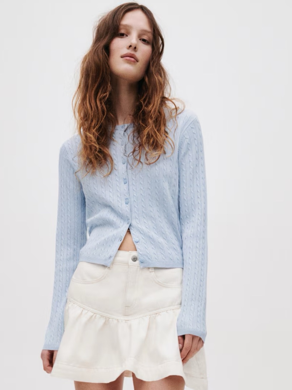 H&M | Cable Knit Cardigan